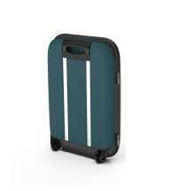 Чемодан складной Rollink Vega II 55x40x20 см, 2 колеса, сине-зеленый