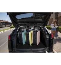 Чемодан складной Rollink Vega II 55x40x20 см, 2 колеса, бирюзовый