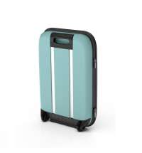 Чемодан складной Rollink Vega II 55x40x20 см, 2 колеса, бирюзовый