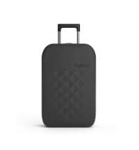 Чемодан складной Rollink Vega II 55x40x20 см, 2 колеса, черный