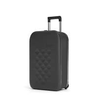 Чемодан складной Rollink Vega II 55x40x20 см, 2 колеса, черный