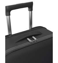 Чемодан складной Rollink Vega II 55x40x20 см, 2 колеса, черный