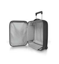 Чемодан складной Rollink Vega II 55x40x20 см, 2 колеса, черный