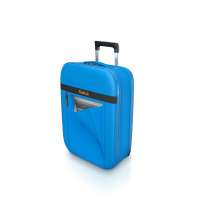 Чемодан складной Rollink Aura 55x40x20 см, 2 колеса, синий