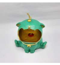 Статуэтка хранитель Кот большой, изумруд