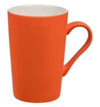 Кружка Best Noon c покрытием софт-тач, оранжевая