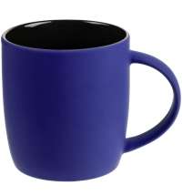 Кружка Surprise Touch Black c покрытием софт-тач, синяя