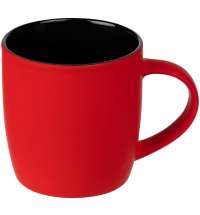 Кружка Surprise Touch Black c покрытием софт-тач, красная