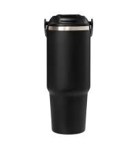 Термокружка вакуумная Montana, черный