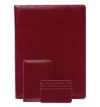 Чехол для карт Signature, бордовый с бежевым