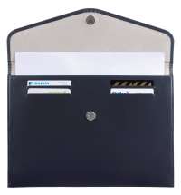 Папка для документов Signature, синяя с голубым