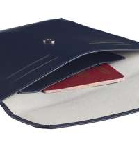 Папка для документов Signature, синяя с голубым