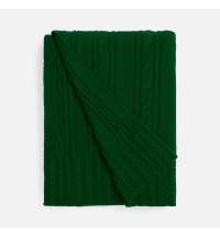 Плед Remitti, глубокий зеленый