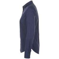 Рубашка женская BECKER WOMEN, темно-синяя с белым