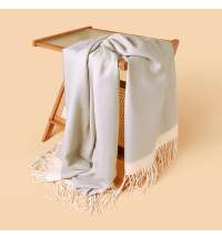 Плед акриловый WINTER, серый