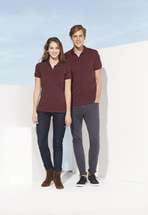 Рубашка поло мужская BRANDY MEN, темно-синяя с белым