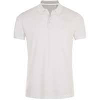 Рубашка поло мужская BRANDY MEN, белая с темно-синим