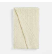 Плед Braidera, белый (молочный)