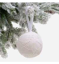 Вязаный шарик «Зимний шарм»