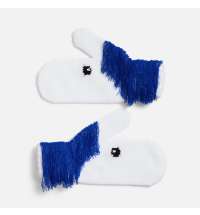 Варежки «Игогошки», с синей гривой