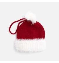 Подвеска на елку «Вьюшка», шапочка, красная