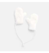 Подвеска на елку «Вьюшка», варежки, белая