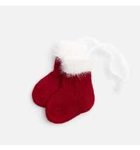 Подвеска на елку «Вьюшка», носочки, красная