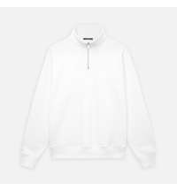 Толстовка на молнии унисекс FLOW, белая, размер XL/2XL