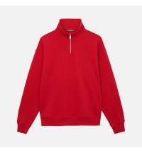 Толстовка на молнии унисекс FLOW, красная, размер XS/S