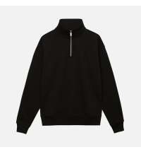 Толстовка на молнии унисекс FLOW, черная, размер XS/S