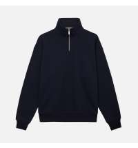 Толстовка на молнии унисекс FLOW, темно-синяя, размер XL/2XL