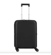 Чемодан складной Rollink FLEX LIGHT 55x40x20 см, 4 колеса, черный