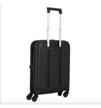 Чемодан складной Rollink FLEX LIGHT 55x40x20 см, 4 колеса, черный