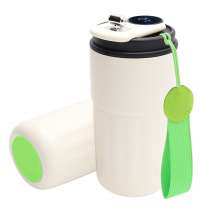 Термокружка Ashly To Go, белая/светло- зеленая