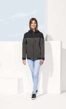 Куртка унисекс VOLTAGE, черный меланж с черным