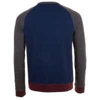 Толстовка унисекс SANDRO, темно-синяя с черным меланжем