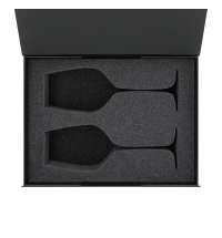 Ложемент под 2 бокала для вина (рифленое стекло) в среднюю коробку-трансформер (арт. 695721)