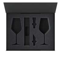 Ложемент под 2 бокала для вина + набор для вина Sacramento в большую коробку-трансформер (арт. 695722)