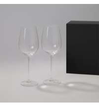 Подарочный набор 2 бокала для вина Blanche в черной коробке