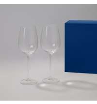 Подарочный набор 2 бокала для вина Blanche в синей коробке