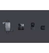 Спортивная KORIN сумка FlexPack Gym 49х26х23 см, темно-серая