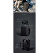 Рюкзак KORIN ClickPack X 45х32х15,5 см, с клапаном, черный