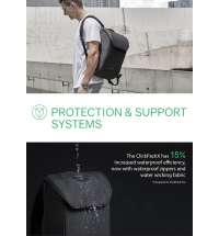 Рюкзак KORIN ClickPack X 45х32х15,5 см, с клапаном, черный