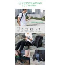 Рюкзак KORIN ClickPack X 45х32х15,5 см, с клапаном, черный