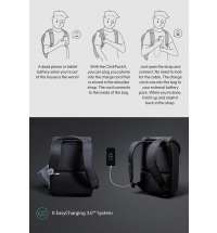 Рюкзак KORIN ClickPack X 45х32х15,5 см, с клапаном, черный