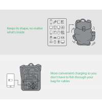 Рюкзак KORIN ClickPack X 45х32х15,5 см, с клапаном, черный