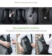 Рюкзак KORIN ClickPack Pro 46х34х16 см, комбинированный черный/серый