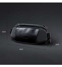 Наплечная сумка KORIN FlipSling 32х16х10 см, темно-зеленая/черная