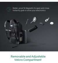 Рюкзак KORIN FlipPack 47х30х17 см, черный