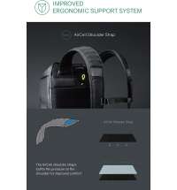 Рюкзак KORIN FlipPack 47х30х17 см, зеленый/черный